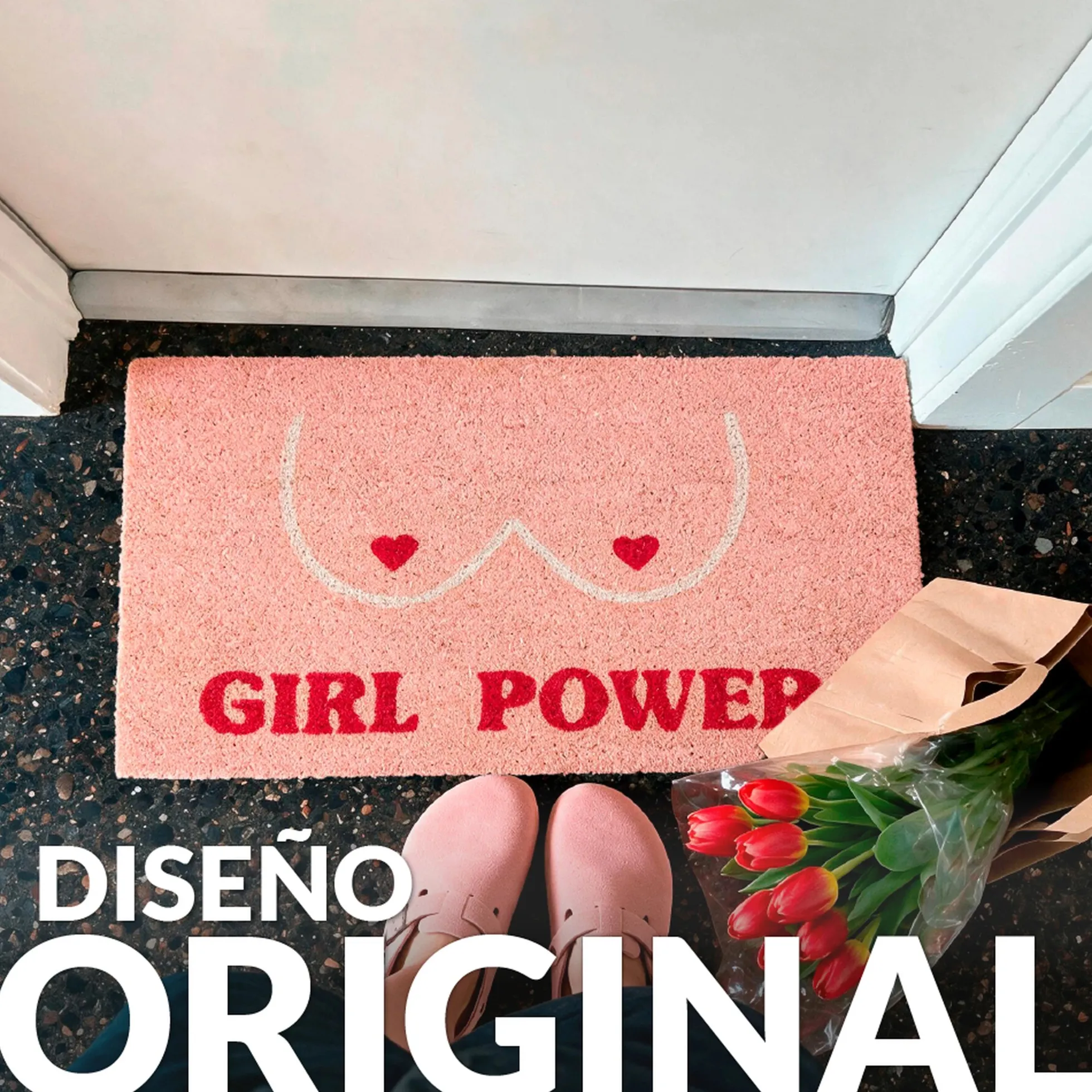 Felpudo 'Girl Power'