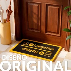 Felpudo "Llegadas/Salidas”