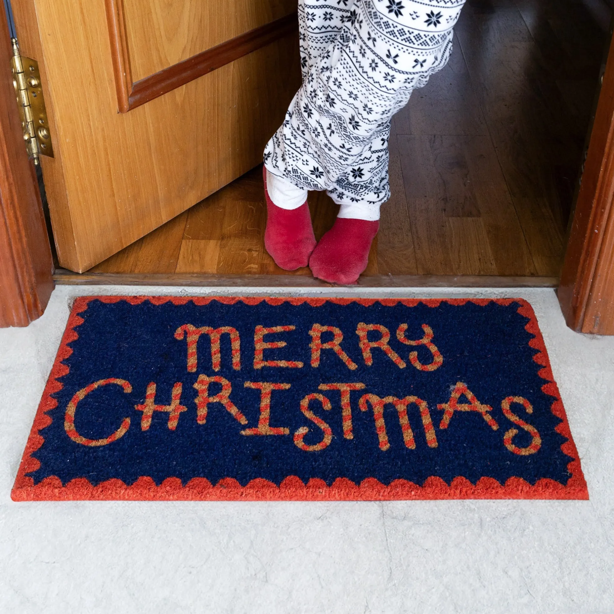Felpudo "Merry Christmas"