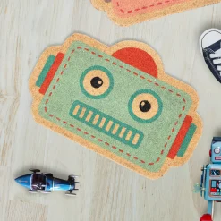 Felpudo "Robot" azul