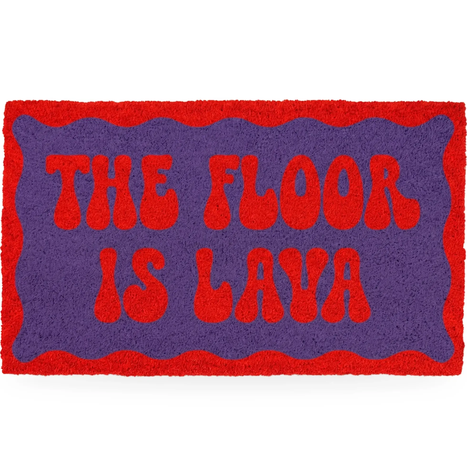 Felpudo "The floor is lava"