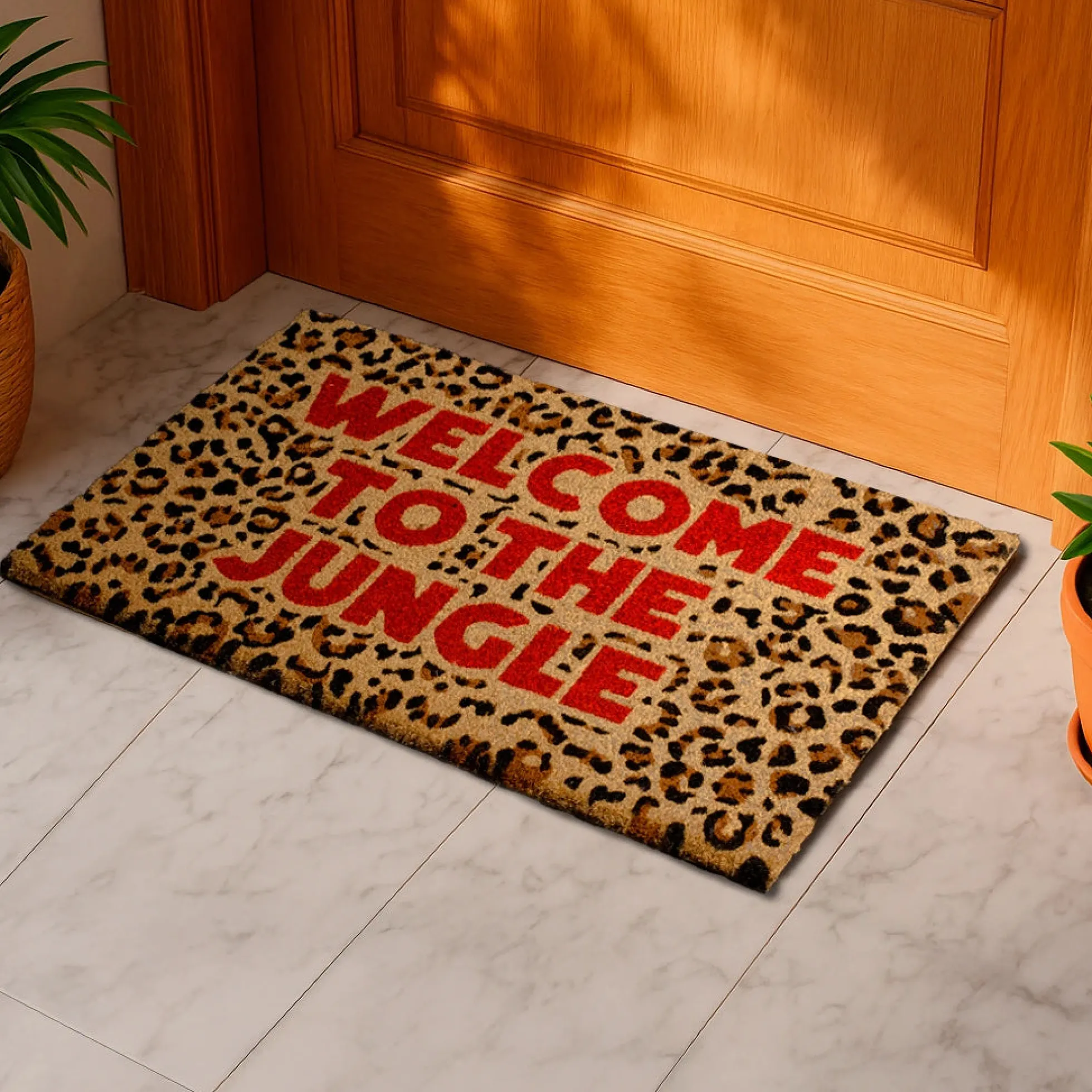 Felpudo “Welcome to the jungle”