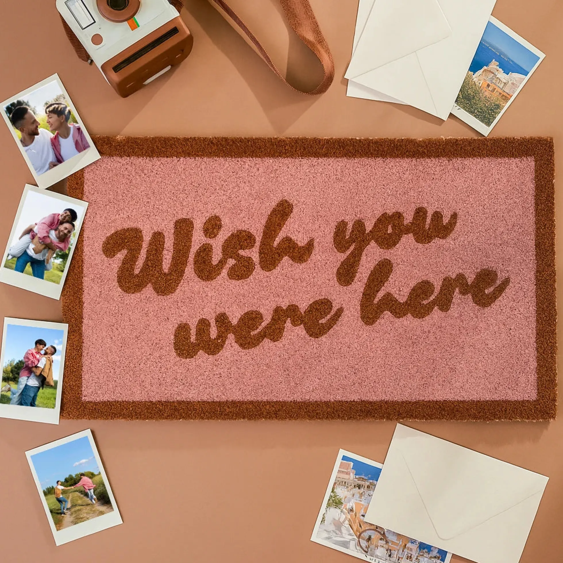 Felpudo “Wish you were here”