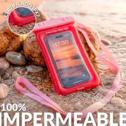 Funda móvil waterproof "Better late than ugly"