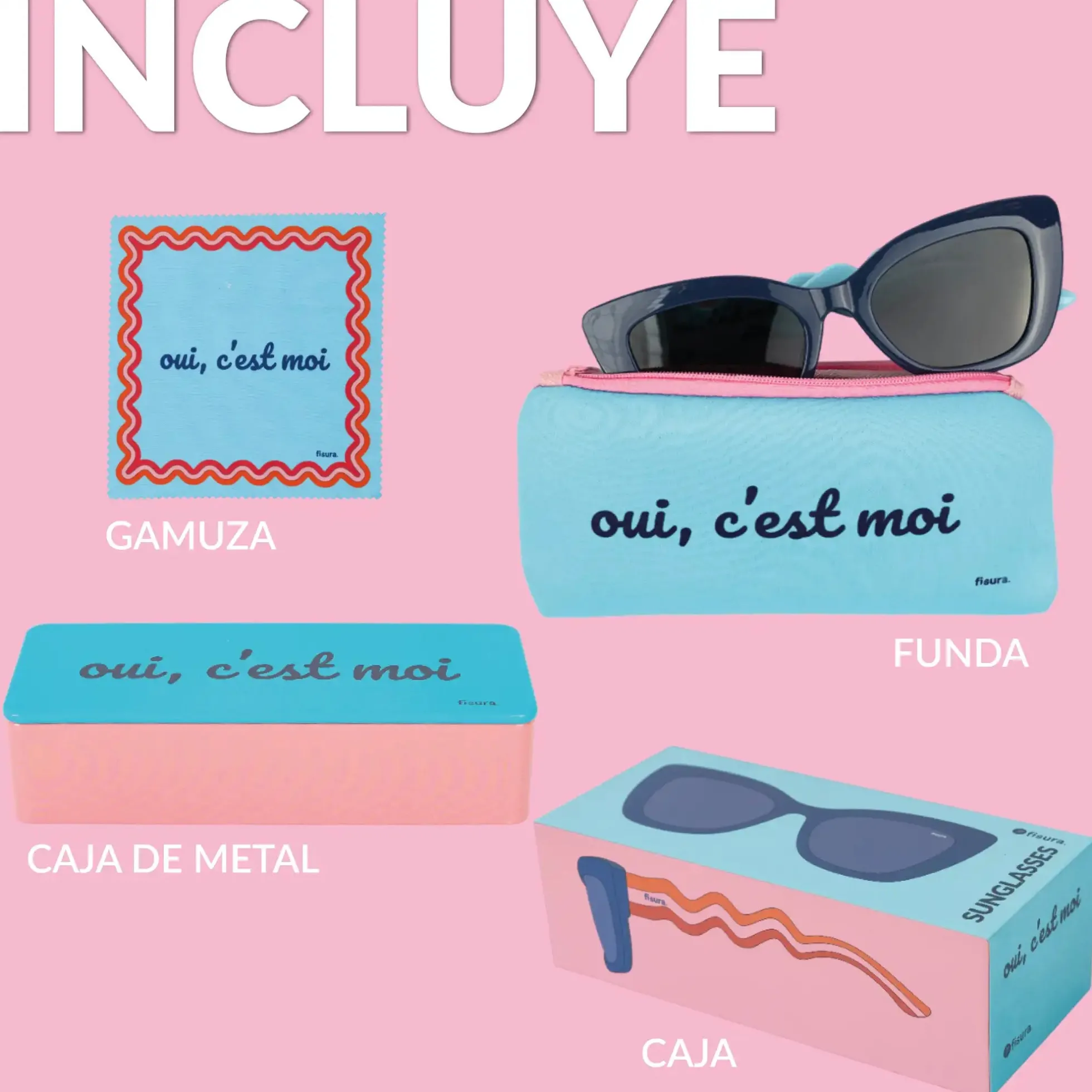 Gafas de sol ondas "Oui, c'est moi"