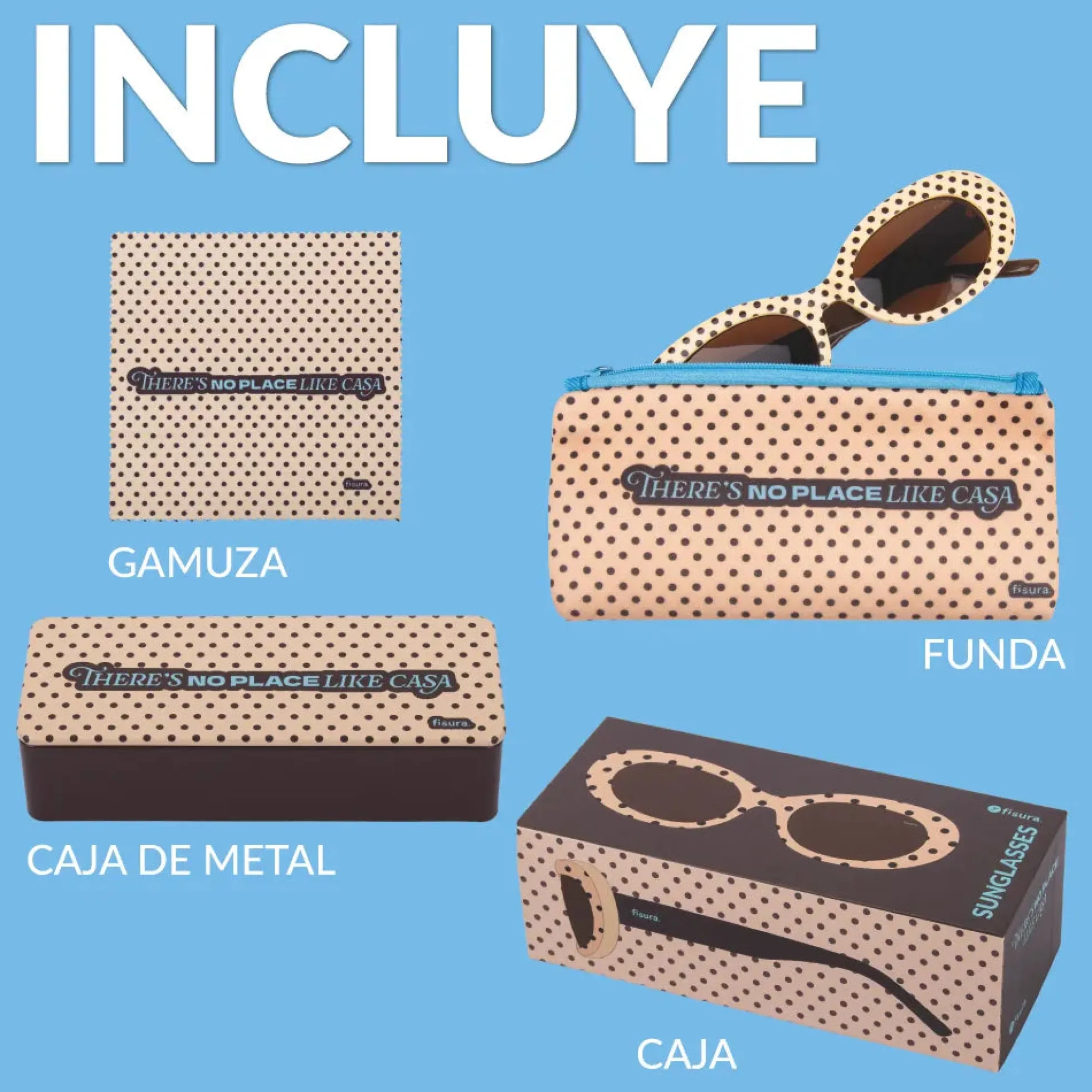 Gafas de sol “There’s no place like casa”