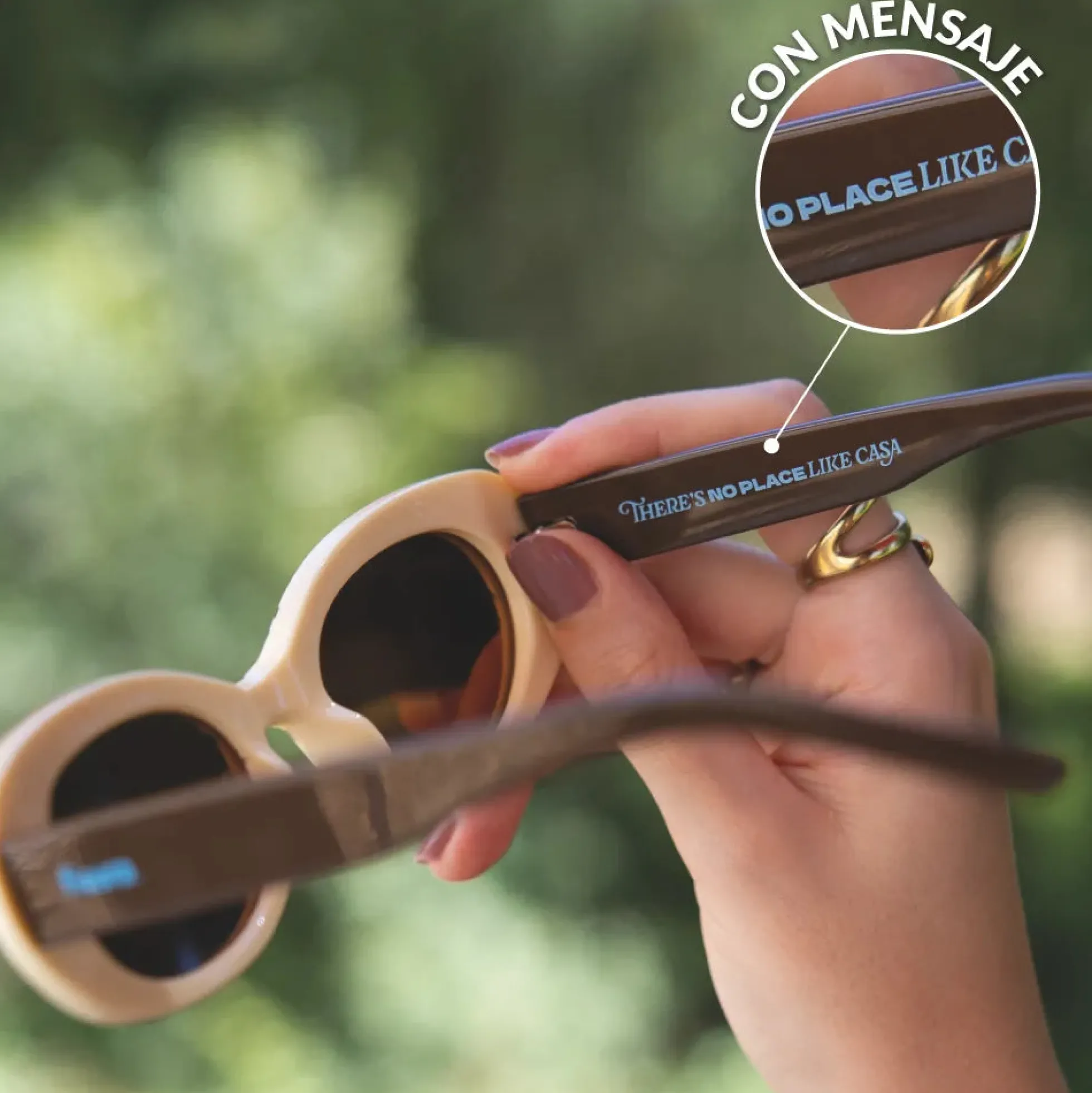Gafas de sol “There’s no place like casa”