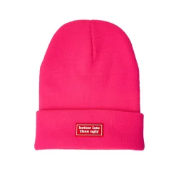 Gorro “Better late than ugly”