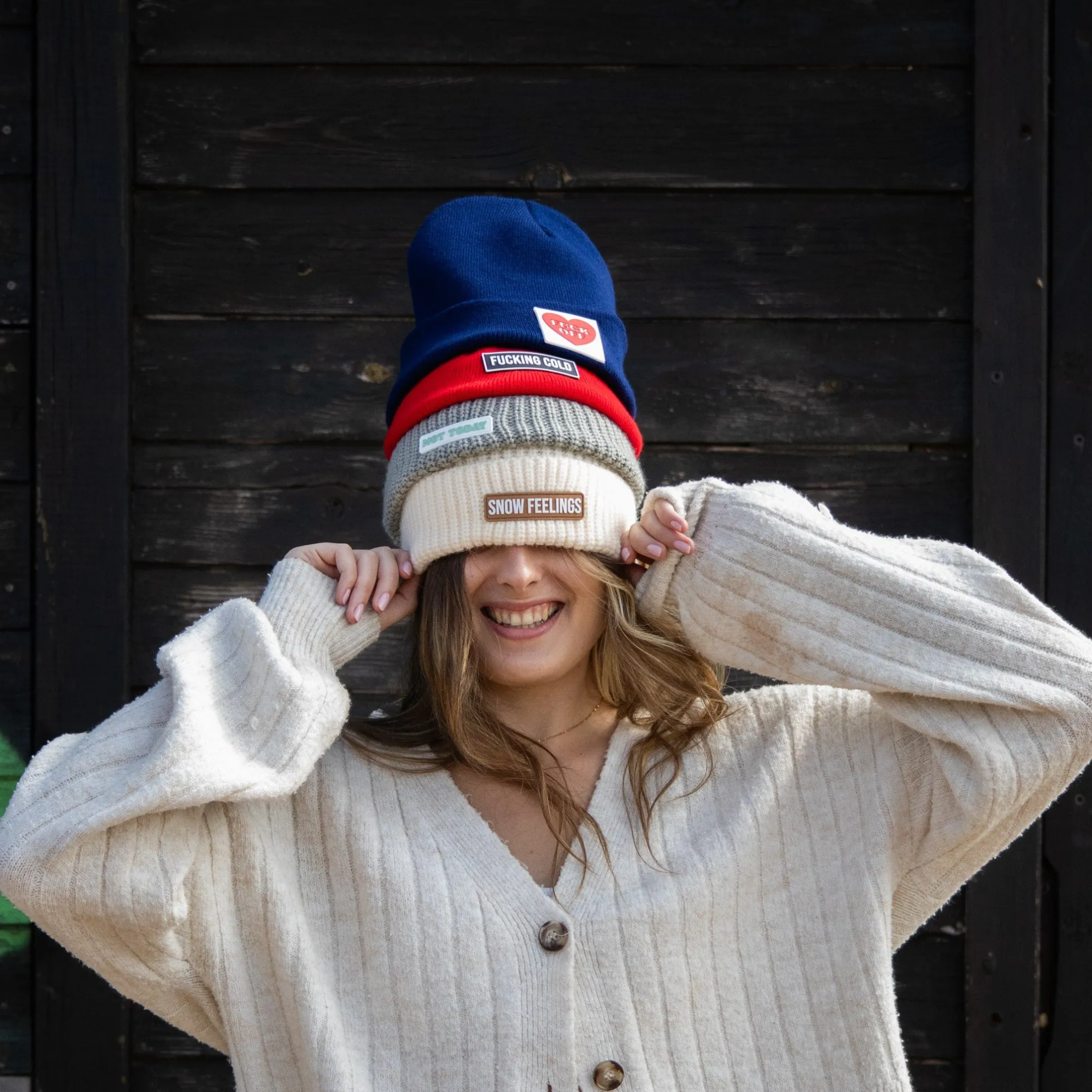 Gorro de canalé "Snow feelings"