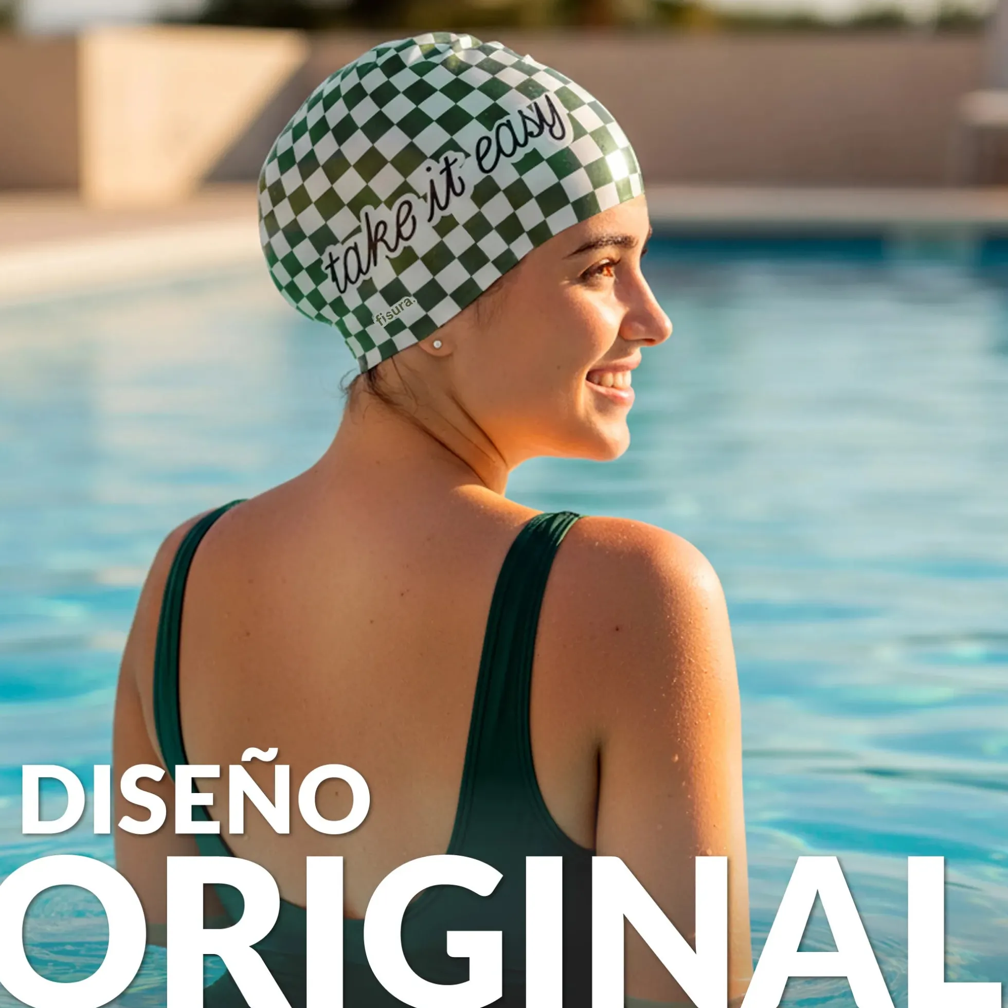 Gorro de piscina “Take it easy”