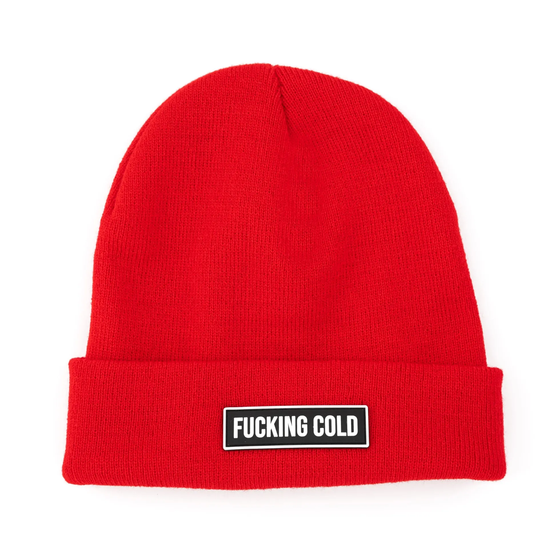 Gorro "Fucking cold" rojo