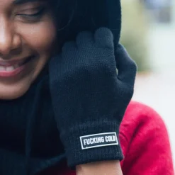 Guantes “Fucking cold” negro