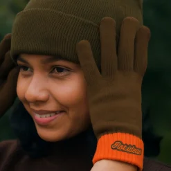 Guantes “Hot ideas” marron