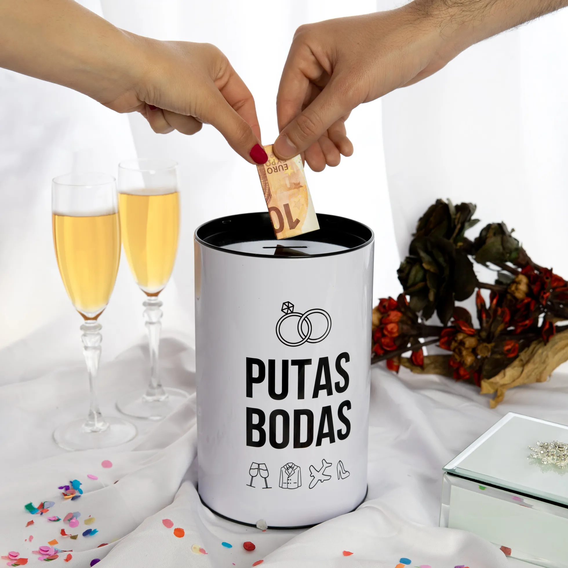 Hucha grande "Putas bodas"