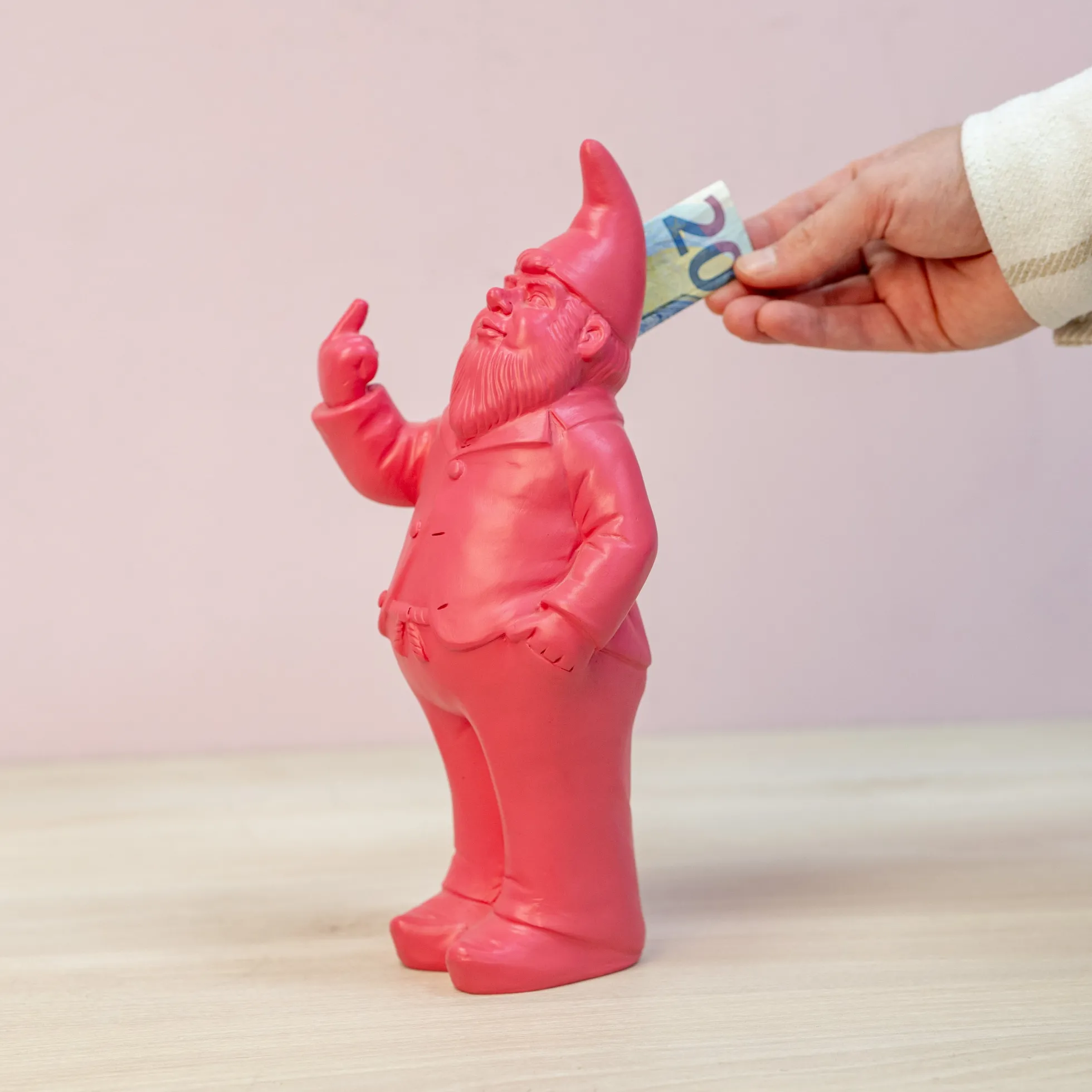 Hucha original "Gnomo"- Roja