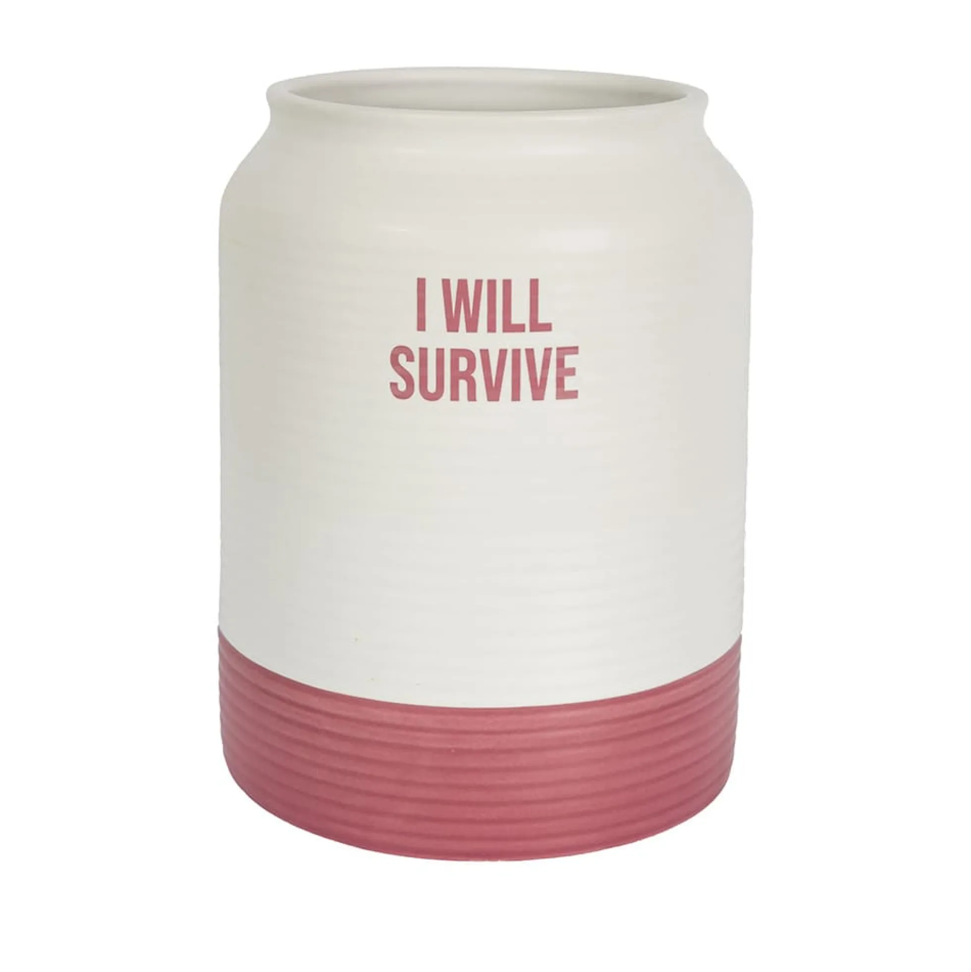 Jarrón “I will survive"