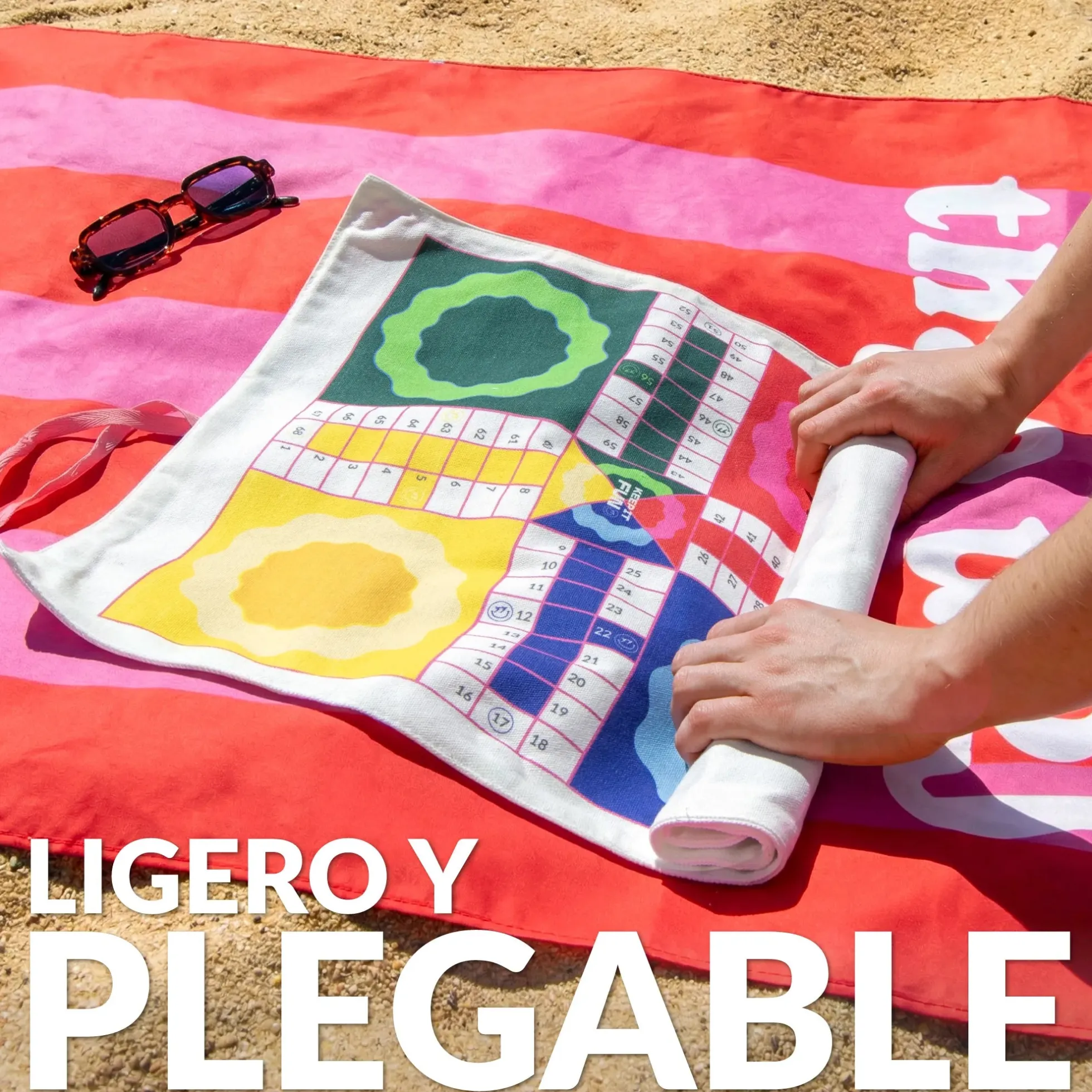 Juego de mesa portátil “Parchís”