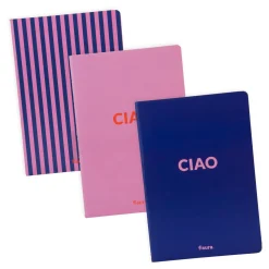 Libreta A5 “Ciao” pack de 3