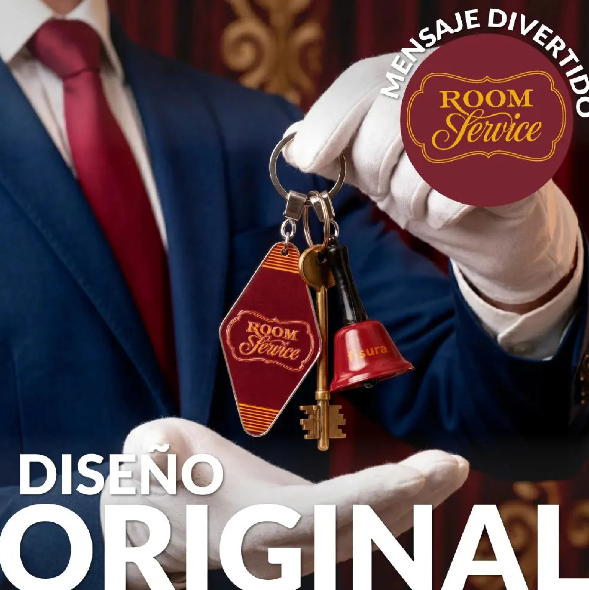 Llavero "Room service"