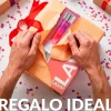 Lámpara de lava degradada rojo y blanco