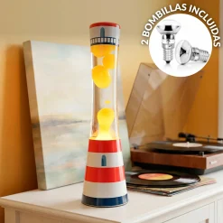 Lámpara de lava “faro”