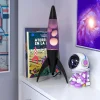 Lámpara de lava rocket morada