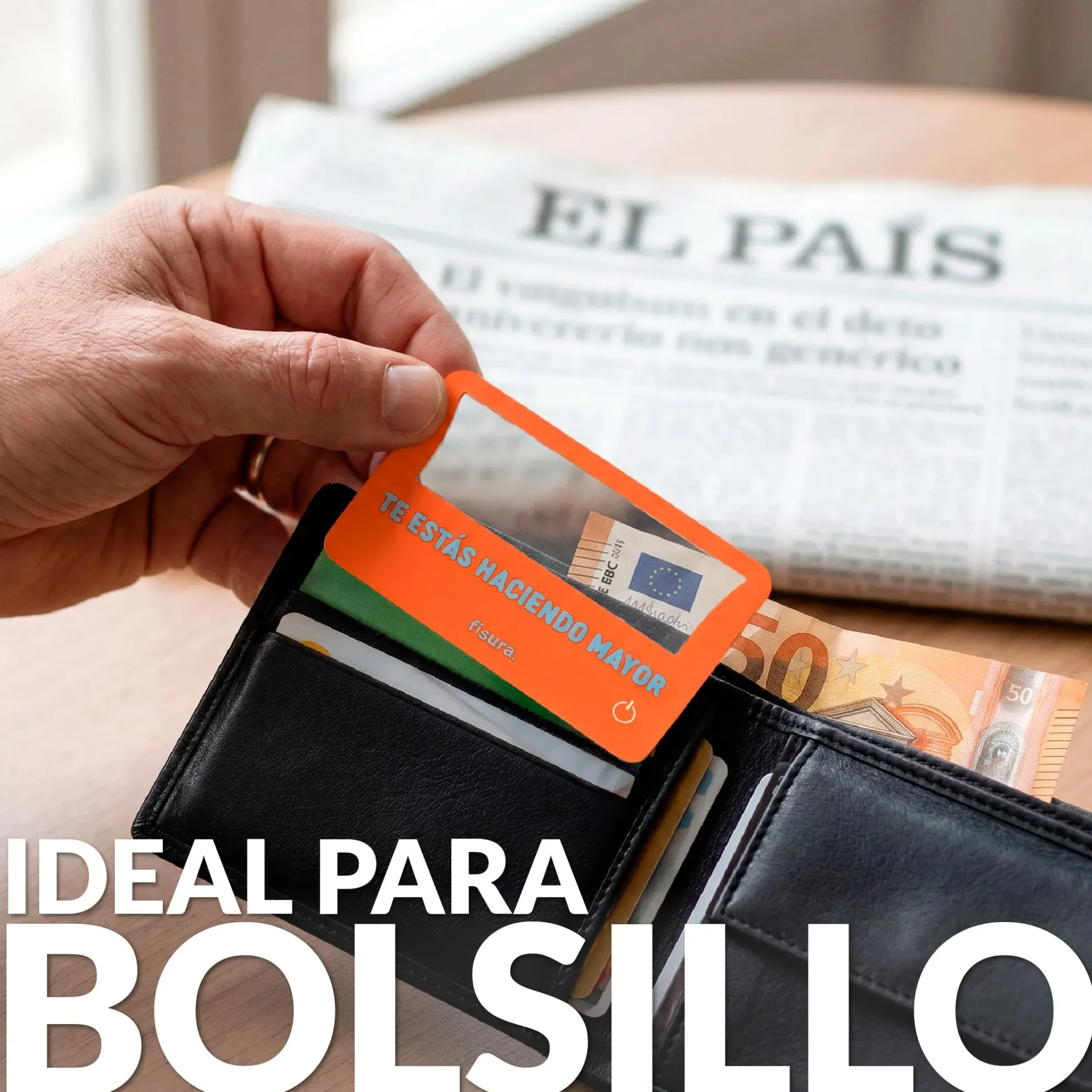 Lupa de aumento "Te estás haciendo mayor"