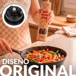 Molinillo de sal y pimienta eléctrico 