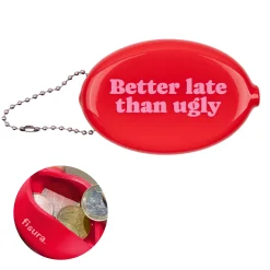Monedero retro "Better late than ugly"