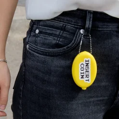 Monedero retro "Insert coin" set de 5