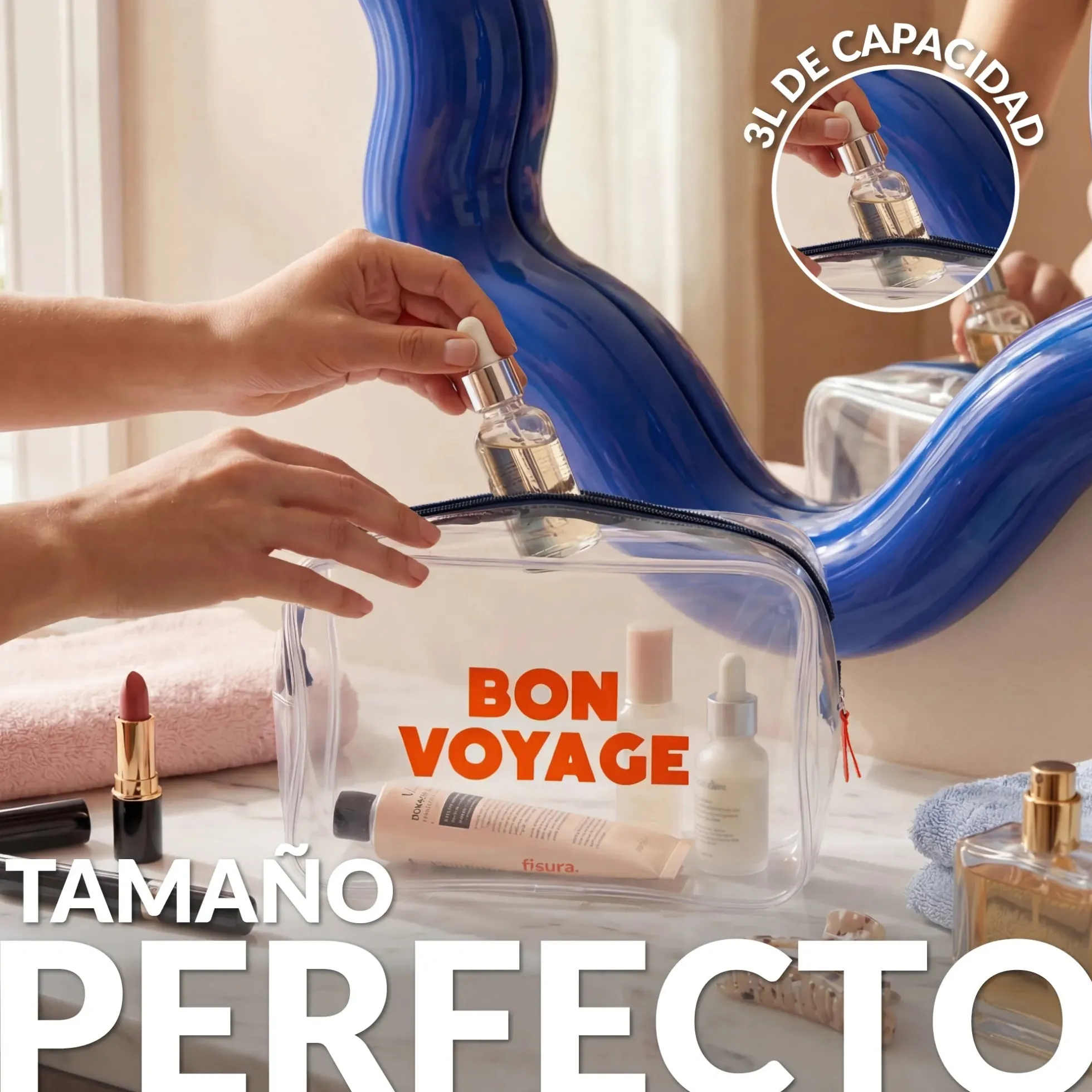 Neceser de viaje "Bon voyage"