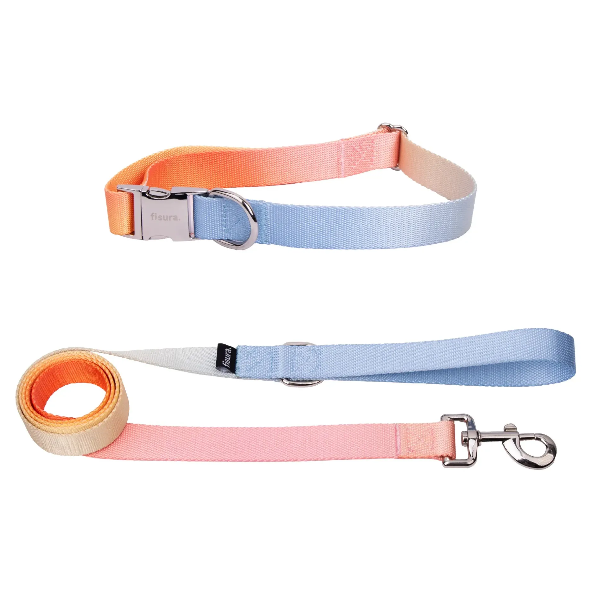 Pack de collar y correa "Degradado" L