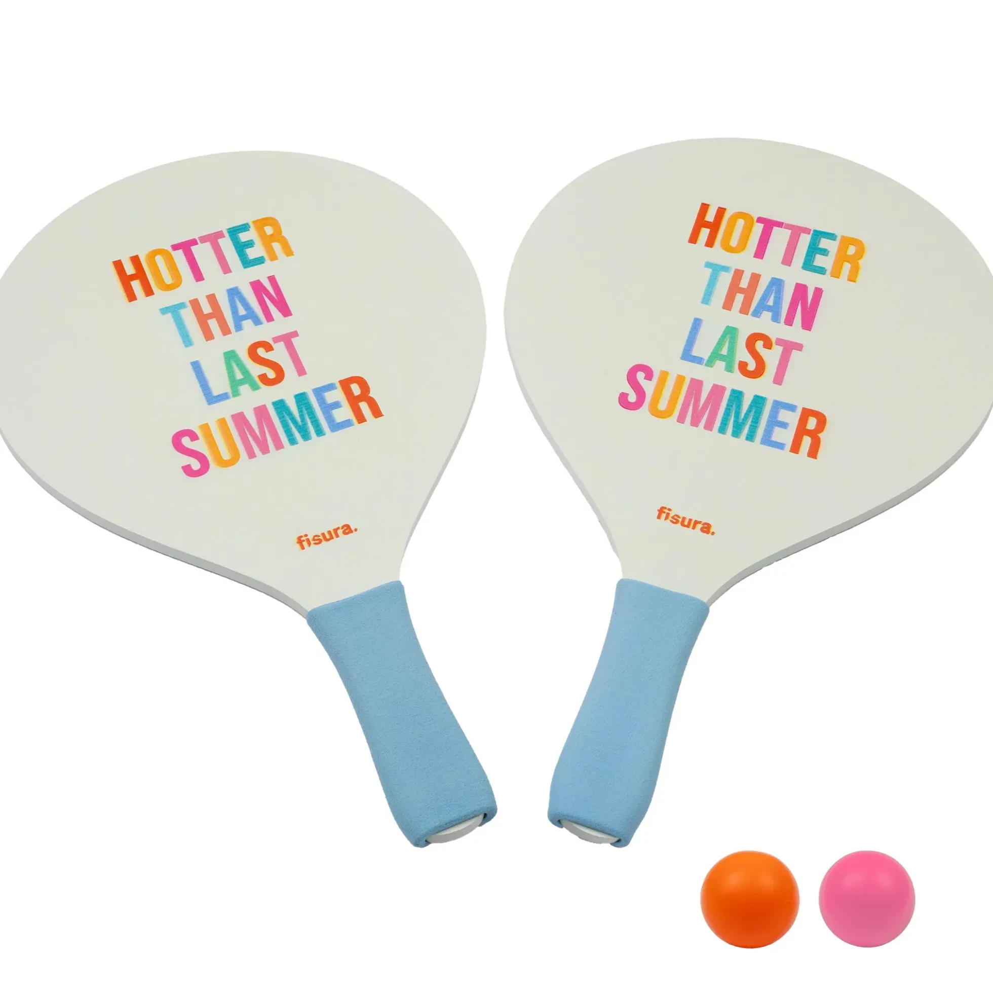 Palas de playa “Hotter than last summer"