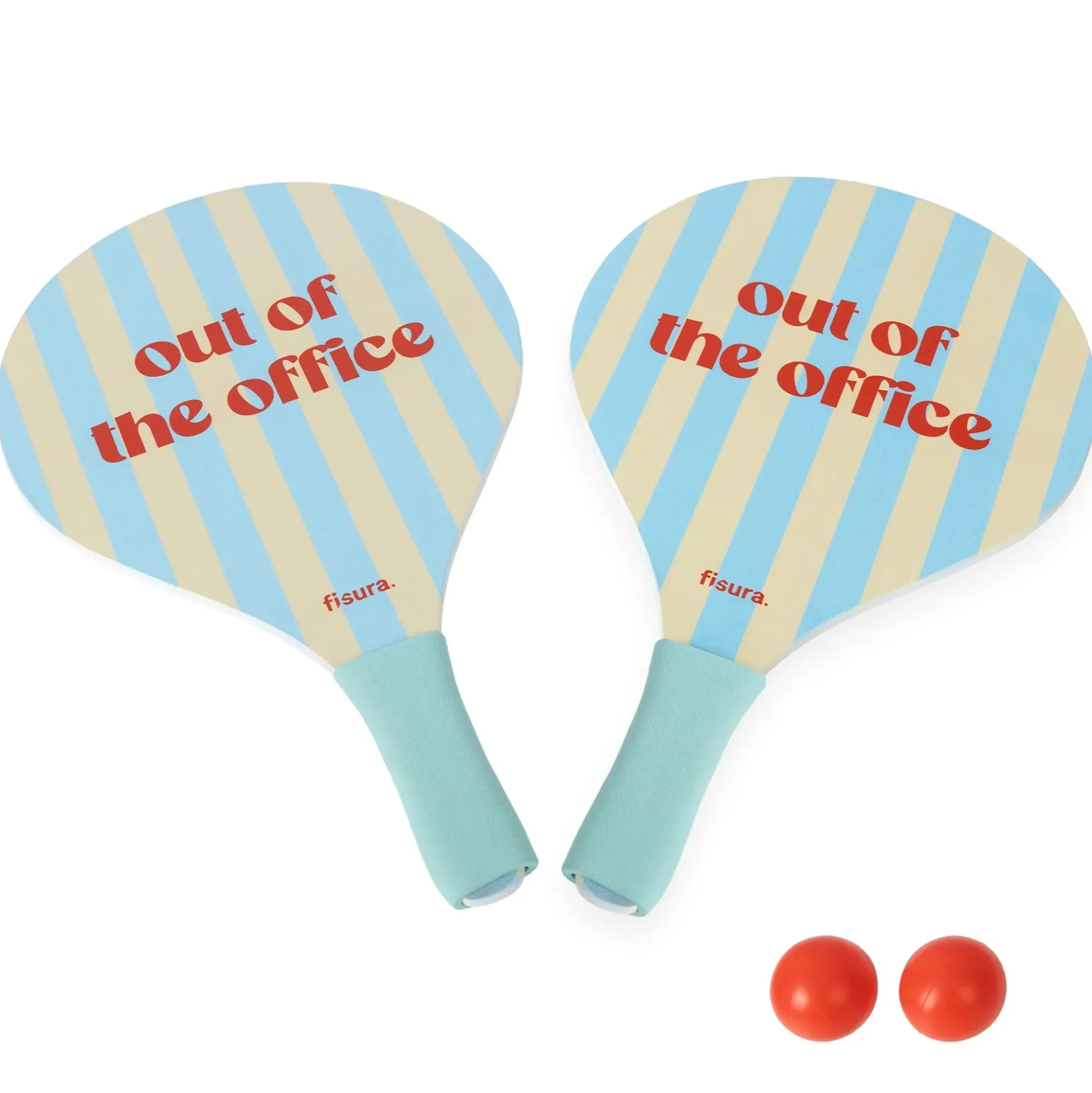 Palas de playa "Out of the office"