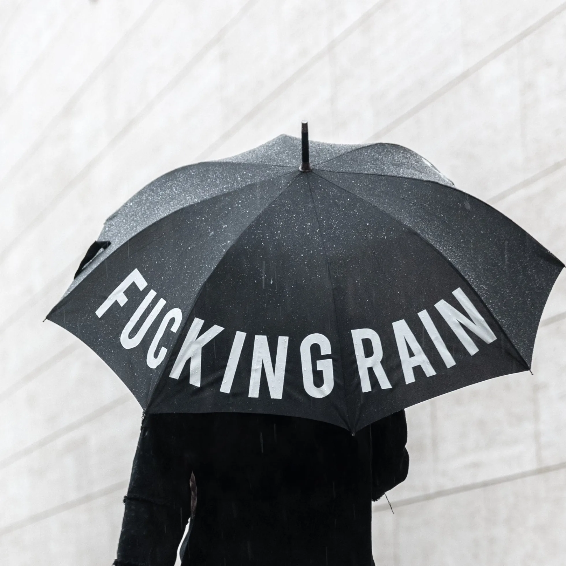 Paraguas "Fucking Rain"