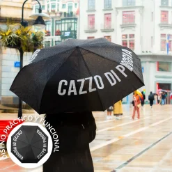 Paraguas plegable “Cazzo di pioggia”