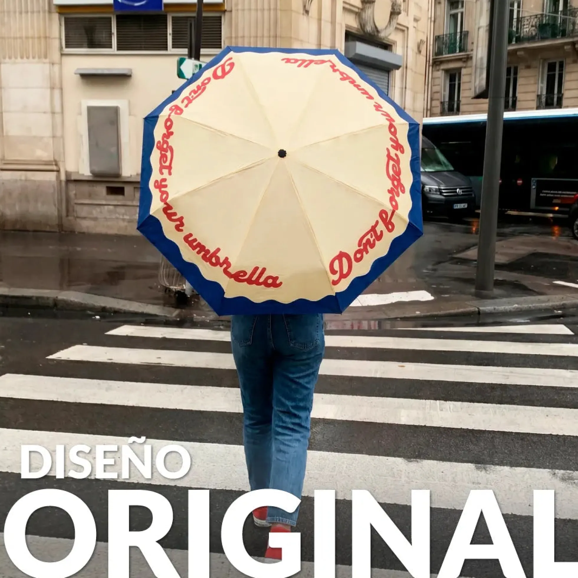 Paraguas plegable “Don’t forget your umbrella”