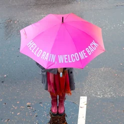 Paraguas "Rain, welcome back" degradado