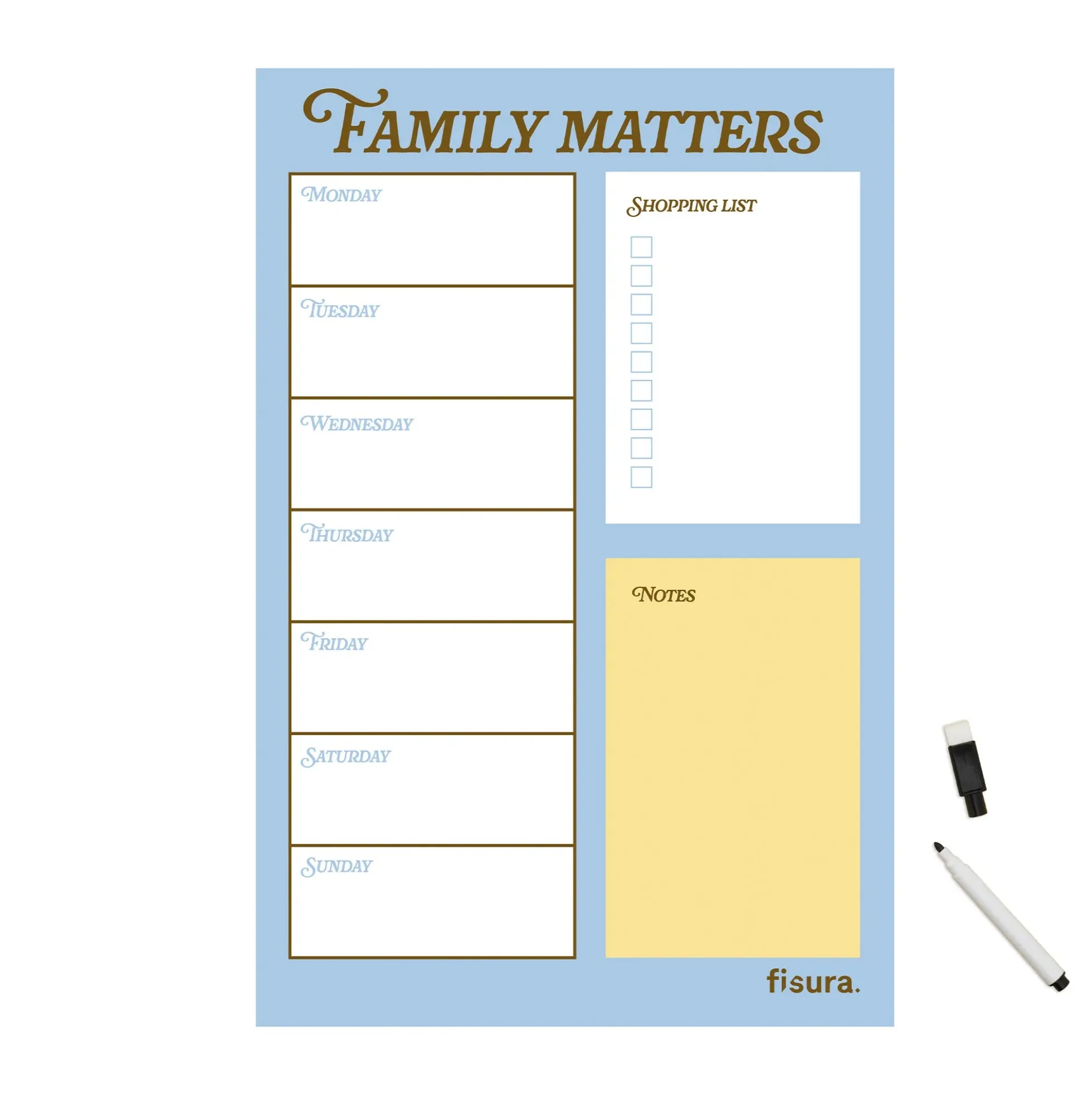 Planner magnético “Family matters”
