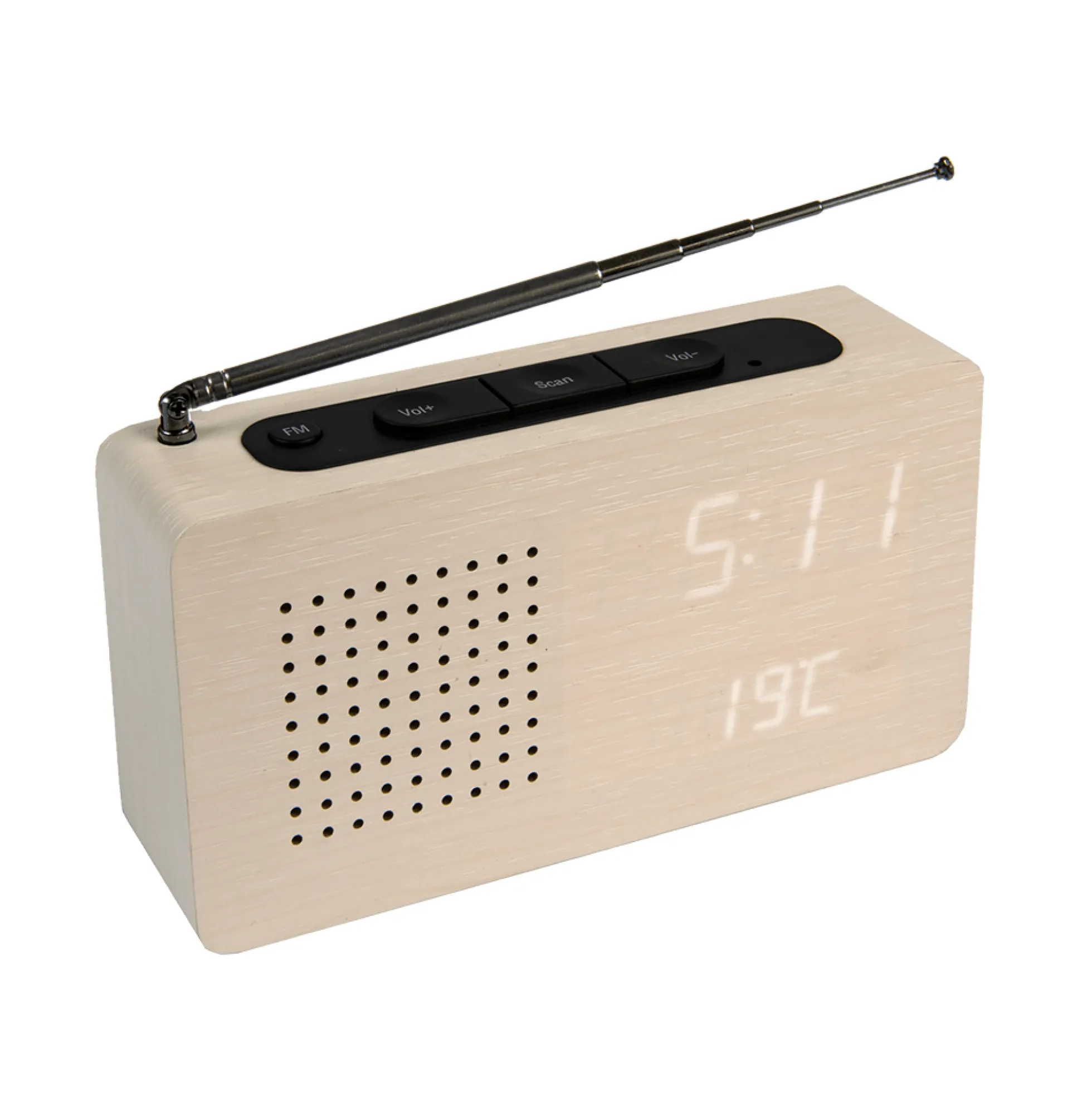 Radio reloj- Blanco