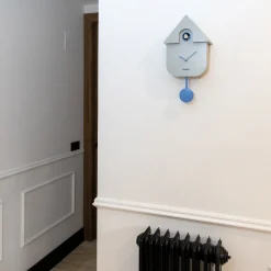 Reloj Cuco Casita Gris
