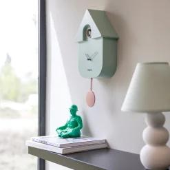 Reloj Cuco Casita Menta