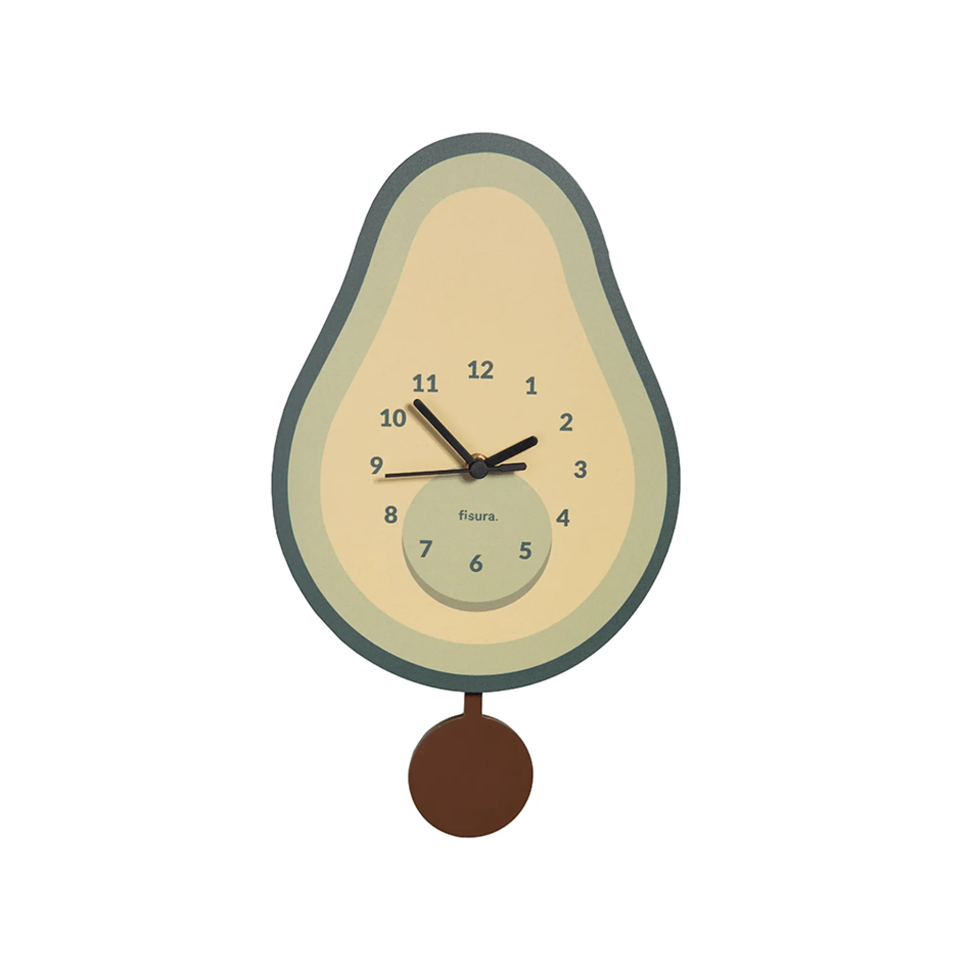 Reloj de pared “aguacate”