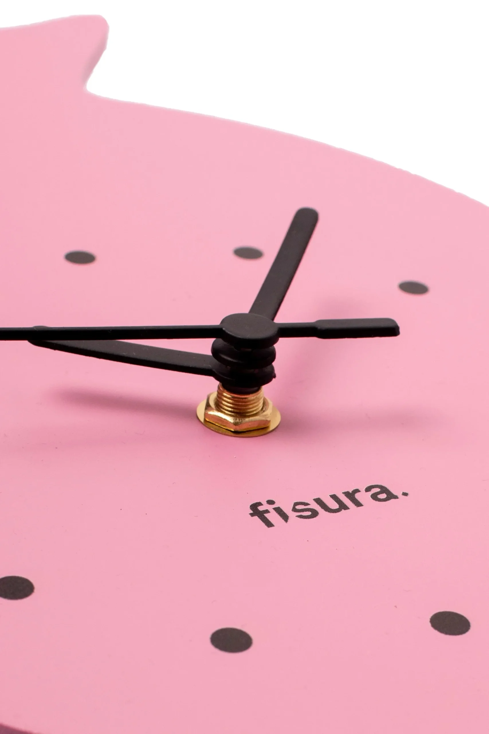 Reloj gato rosa