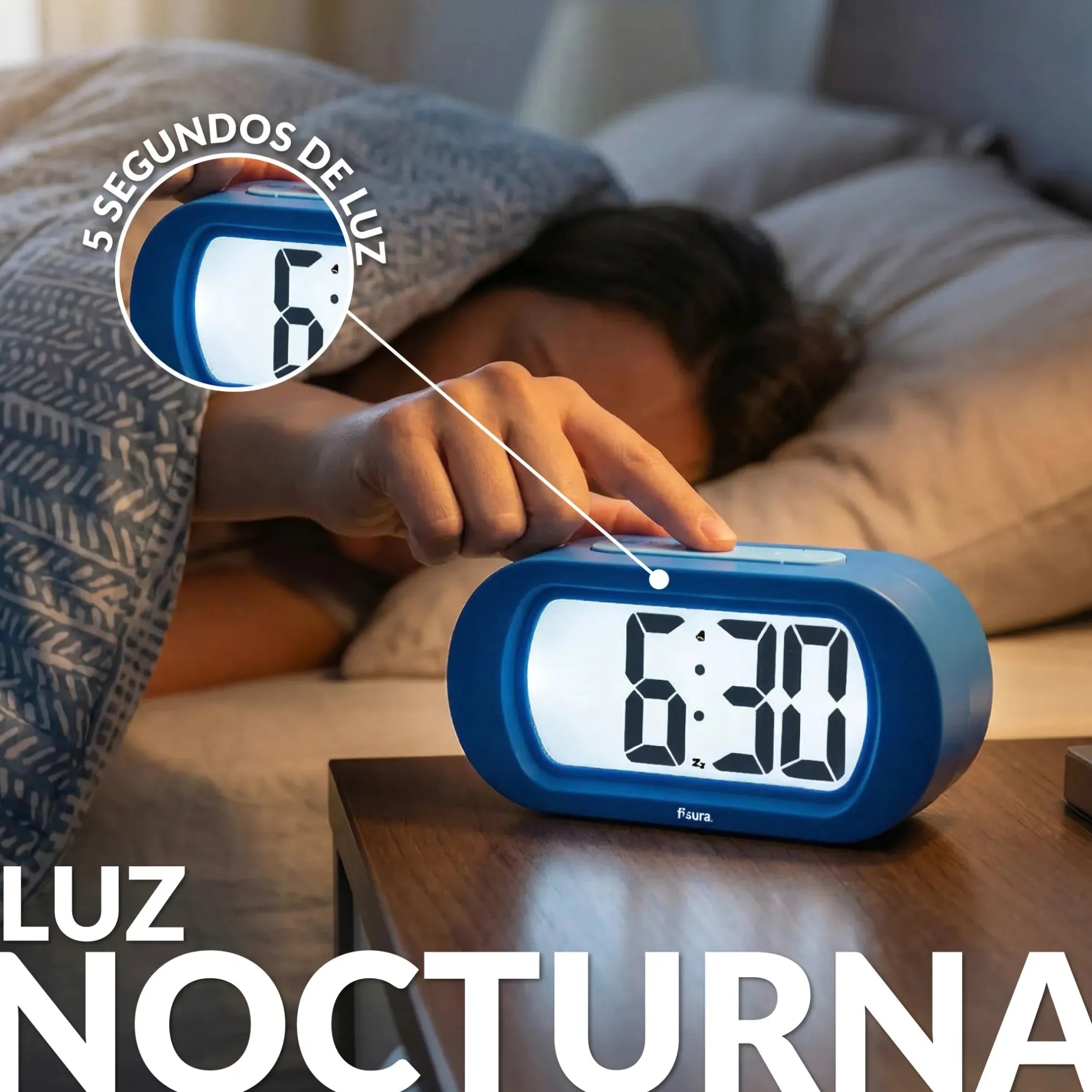 Reloj gummy azul