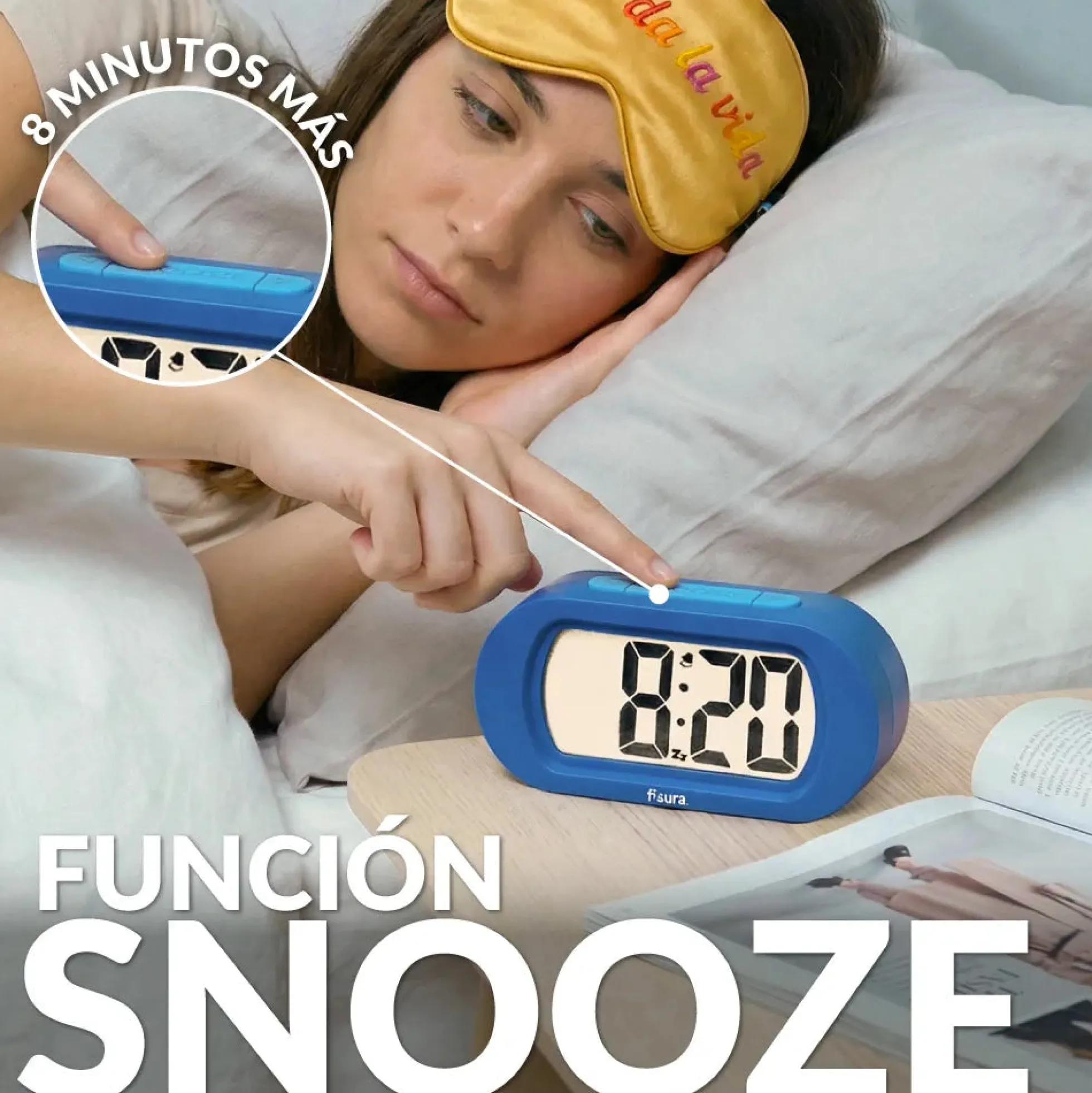 Reloj gummy azul