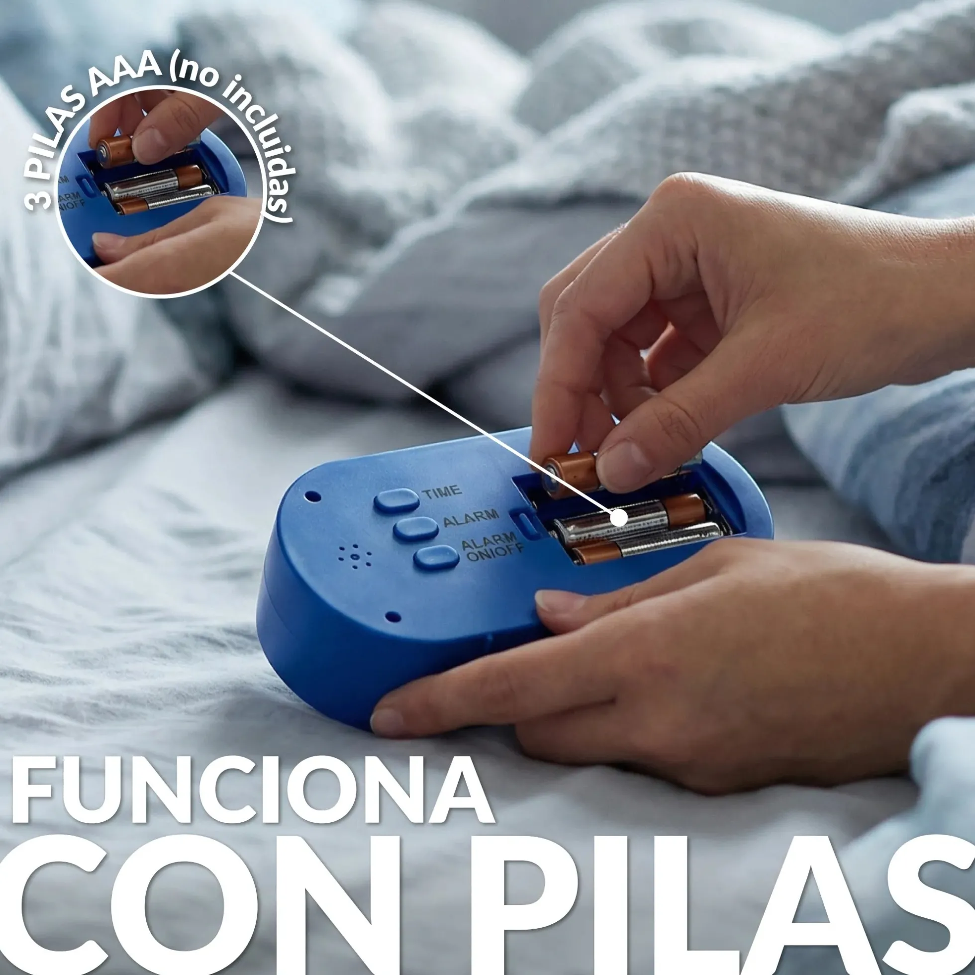 Reloj gummy azul
