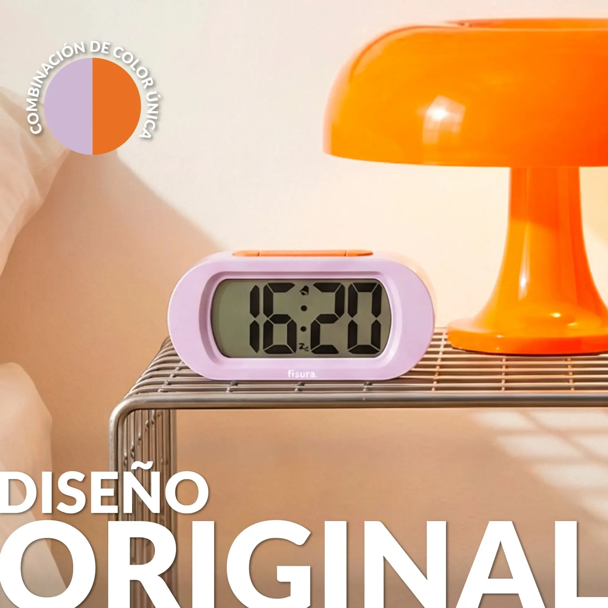 Reloj gummy lila