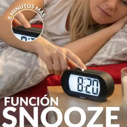 Reloj gummy negro