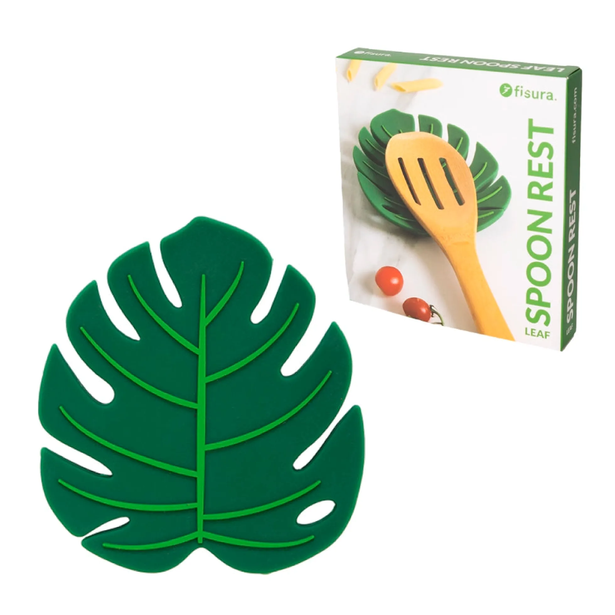 Reposa cucharas "hoja"